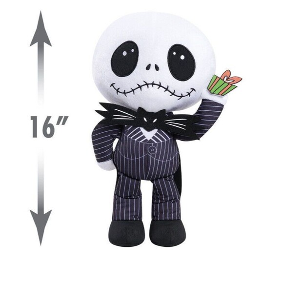 Just Play Disney Nightmare Before Christmas Jack Skellington Holiday 16" Plush - Picture 2 of 9